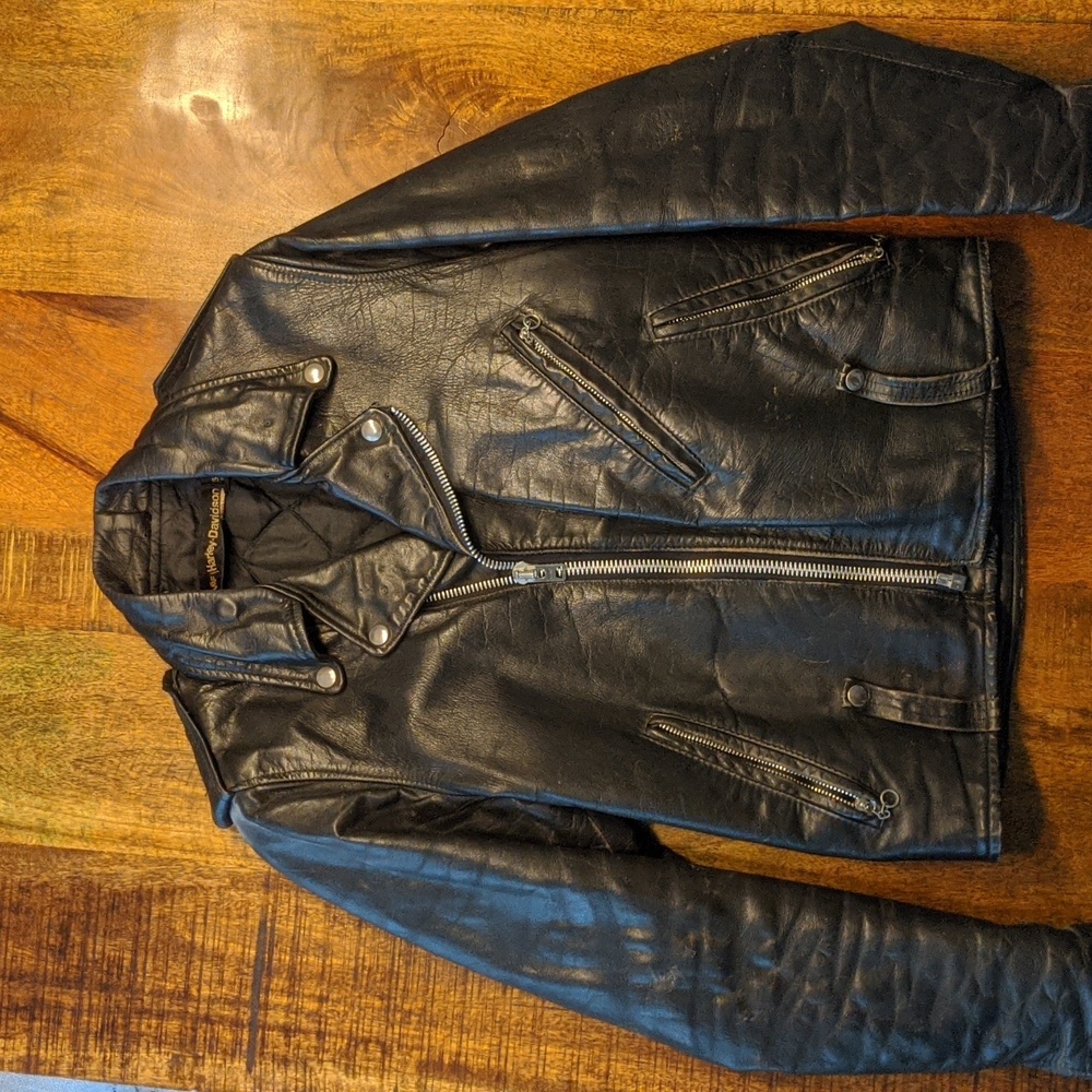 Vintage AMF Harley Davidson Moto Jacket